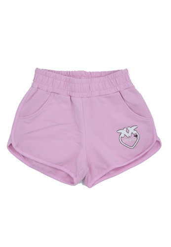 pinko up kids bermuda felpa viola logo bambina a.jpg