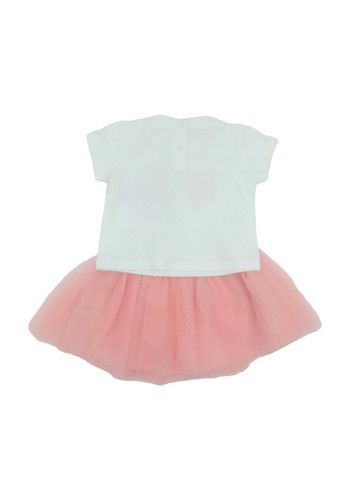 liu jo baby completo gonna in tulle rosa t shirt bianca bimba b.jpg