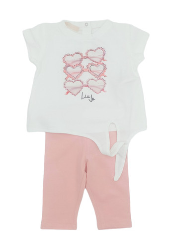 liu jo baby t shirt leggings stampa occhiali bambina a.jpg