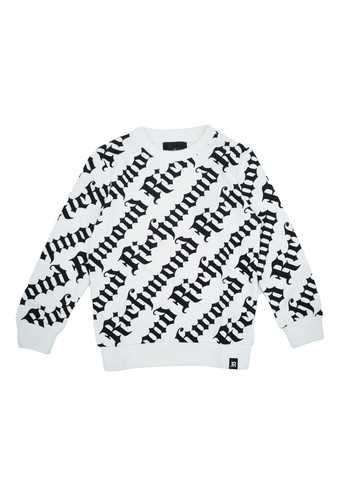 john richmond kids felpa logo gotico bambini a.jpg