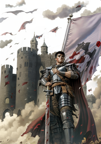 00802 806436847 masterpiece, best quality, highly detailed, guts (berserk ),HANDSOME face,iron armor.png