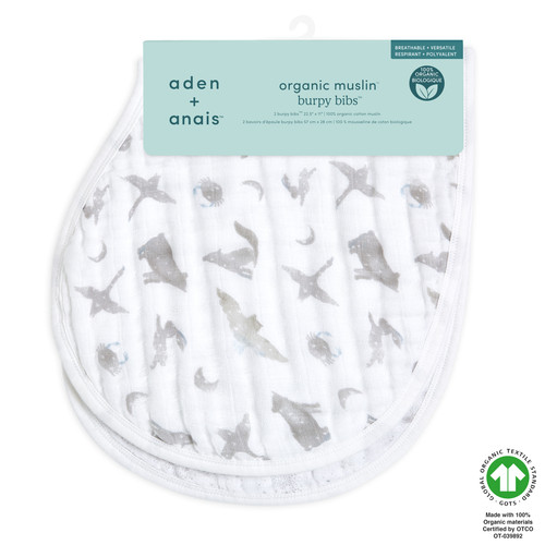 ABBO20007 2 baby organic cotton muslin burpy bibs map the stars 2pack GOTS.jpg