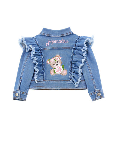 monnalisa bebè giubbino jeans neonata orsetto 39A102 b.jpg