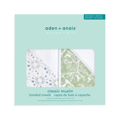 EHTC20022 2 baby cotton muslin hooded towels harmony 2pack.jpg