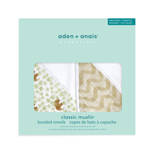 EHTC20024 2 baby cotton muslin hooded towels tanzania 2pack.jpg