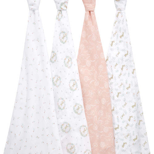 ESWC40023 ESWC40027 3 baby cotton muslin swaddles blushing bunnies 4pack.jpg