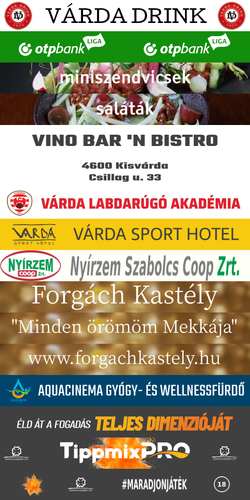 Kisvárda Mastergood FC 2022 23 Reklámtábla