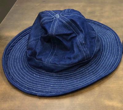 US Army Blue Denim Daisy Mae Fatigue hat M.jpg