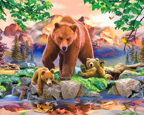 bears family paint by numbers.jpg