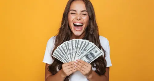 woman makes 1000 dollars day.webp