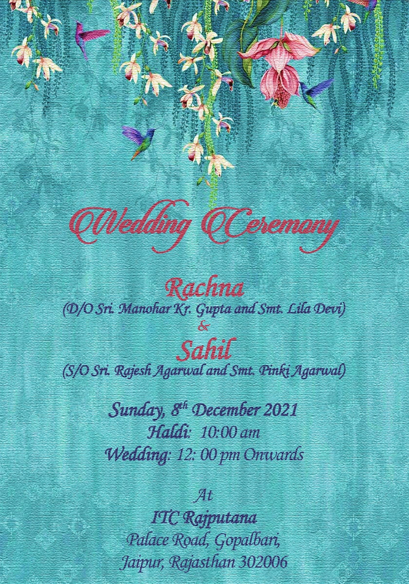 Whastapp wedding ecard PDF