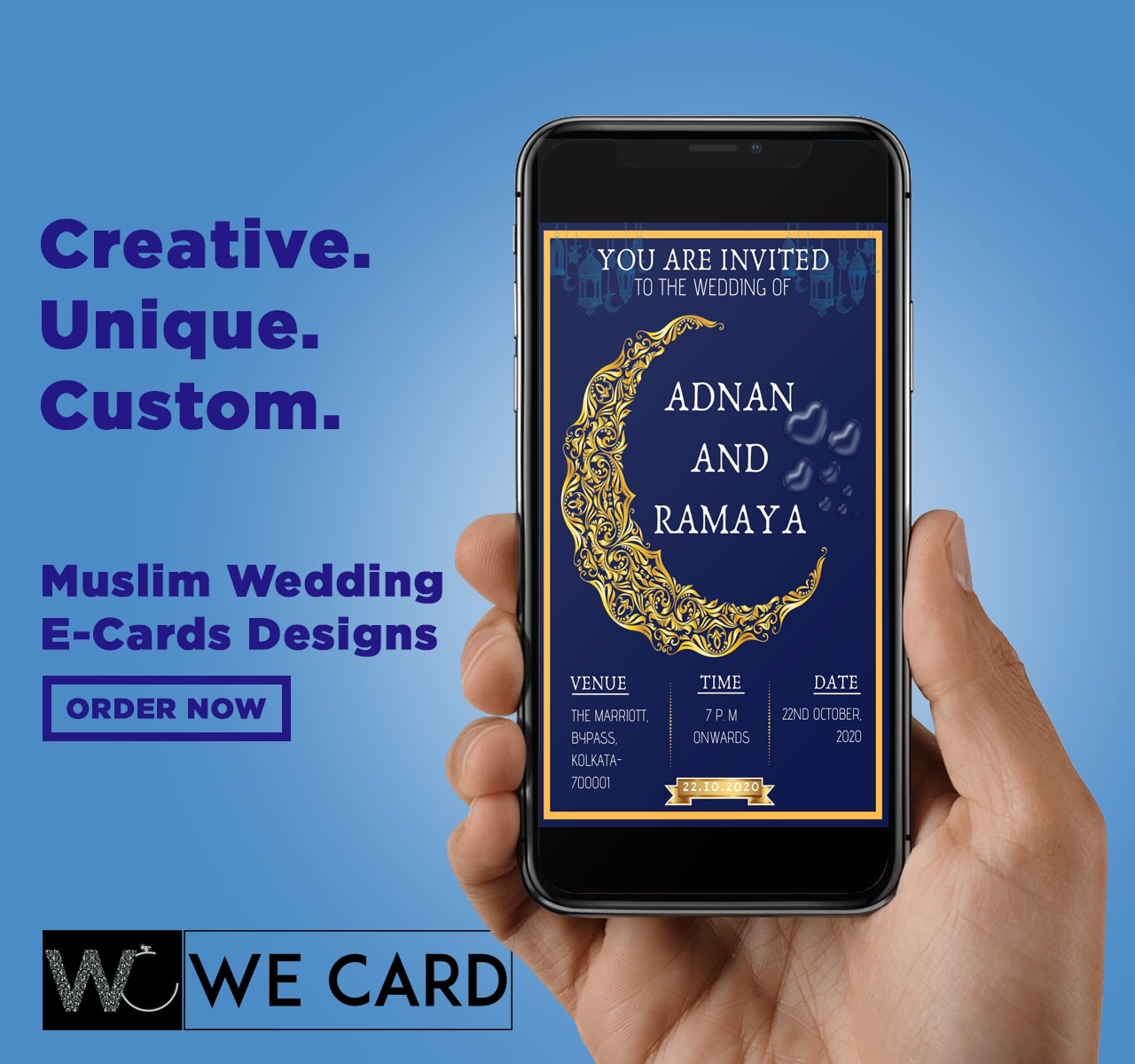 Online Muslim Wedding Invitation E-Cards