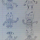 Just Some Robots (Thumbnail Sketches)