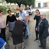 Angelina, Giovanni, Filomina, Georgina, and Rosa saying our farewells 10.9