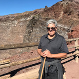 At the peak of Mt. Vesuvius 10.8