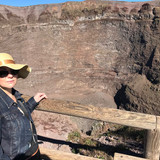 At the peak of Mt. Vesuvius 10.8