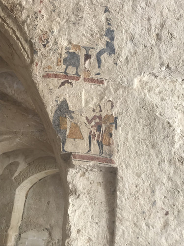 Frescoes in ancient church in Sassi di Matera 10.10.jpg
