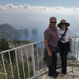 View of Faraglioni from the peak of Anacapri