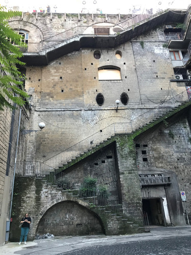 Stair case from the main street of Sorrento to the Marina Grande -- the main port of Sorrento.jpg