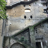 Stair case from the main street of Sorrento to the Marina Grande -- the main port of Sorrento