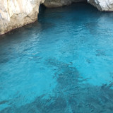 The turquoise waters surrounding the Isle of Capri