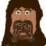 A maze ing Moustaches face
