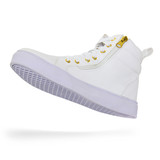 tenis sneaker poseidon metalizado branco 4