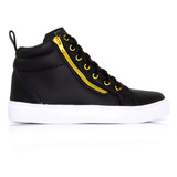 tenis sneaker poseidon metalizado preto 2