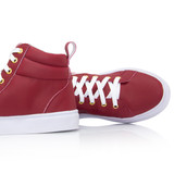 tenis sneaker poseidon metalizado vermelho 4