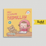 BUKU BOLAK BALIK NABIL &amp; NAURA.AKU UCAPKAN BISMILLAH &amp; ALHAMDULILLAH (BOARDBOOK)