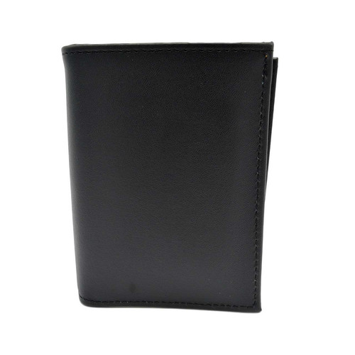 PF 121A Black police badge Leather wallet front 47813 41752.jpg