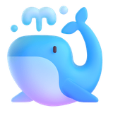 spouting whale 1f433.png