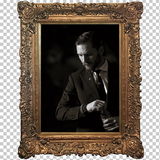 imgbin 18th century frames rococo landscape painting wood frame rectangular brown photo frame 20yPWU.png