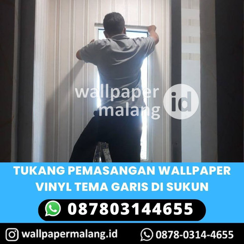 TUKANG PEMASANGAN WALLPAPER VINYL TEMA GARIS DI SUKUN.jpg