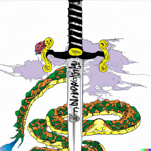 DALLúE 2022 12 30 15.09.04 a sword with snake tattoo in japanese style.png