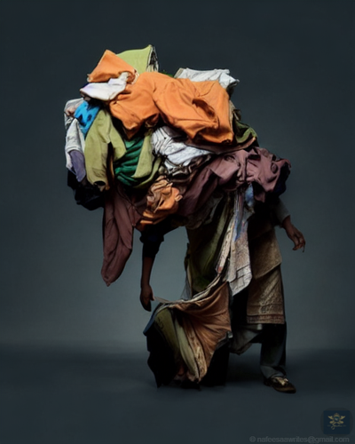 a designer is in a pileof recycled clothes. His wh (1).png