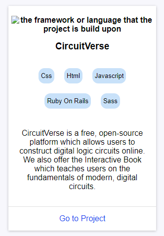 CircuitVerse card