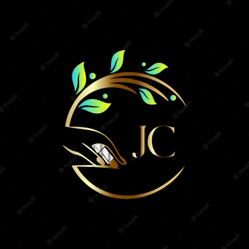 jc initial logo nails luxury cosmetics spa beauty vector template 615068 3929.webp