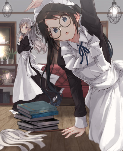 yande.re 1025471 hanetsuka maid megane mitsumine yuika the idolm@ster the idolm@ster shiny colors yu.jpg