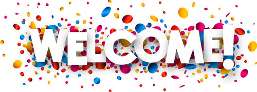 welcome banner shiny colorful confetti vector paper illustration welcome banner colorful confetti 10.jpg