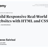 HTML CSS Certificate page 0001