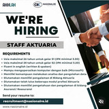 loker staff aktuaria nasional re 14 jun 23