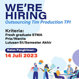 loker outsourcing tim production tugu 12 juli 2023