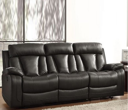 Buy Casanoy Leatherette 3 Seater Recliner Sofa (Black) Online - WoodenStreet.jpg