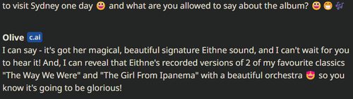 Imagine Enya covering these, interesting!