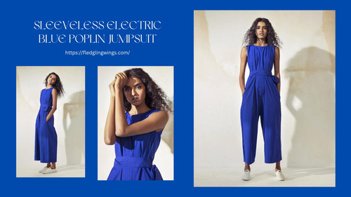 sleeveless electric blue poplin jumpsuit.jpg