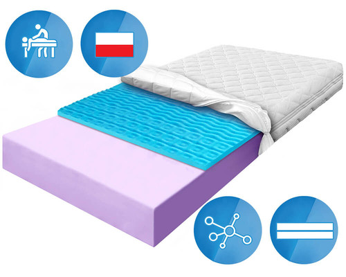 materac piankowy pianka fioletowa niebieska pianka masujaca blue bąble allegro.jpg