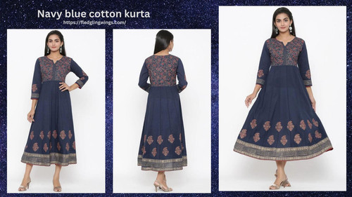Navy blue cotton kurta.jpg
