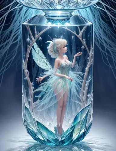 DreamShaper v7 De fondo un bosque con una gran tormenta de nie 0.webp