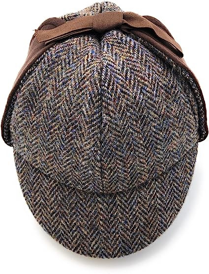 Brown Herringbone Hat.jpg